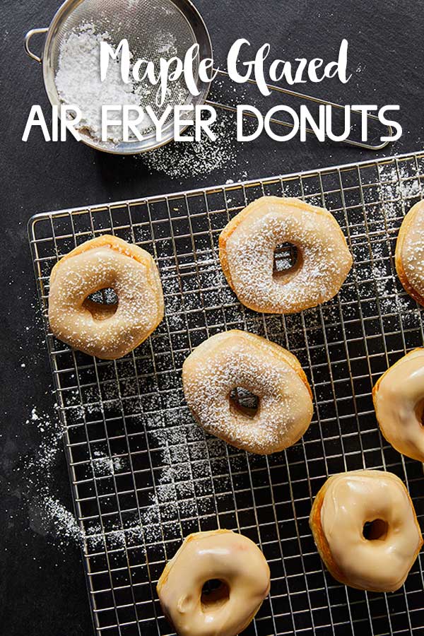 Air Fryer Maple Glazed Donuts
