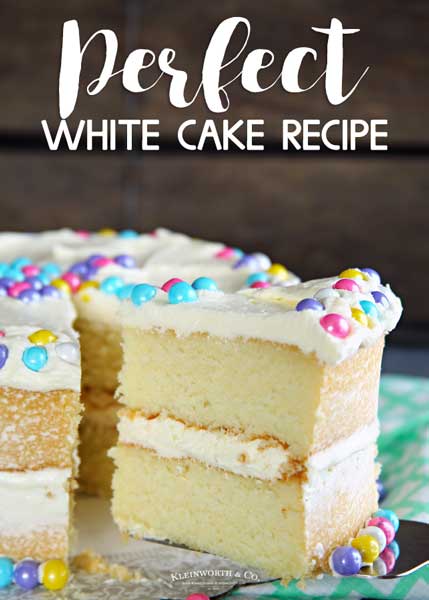 Best White Cake Recipe