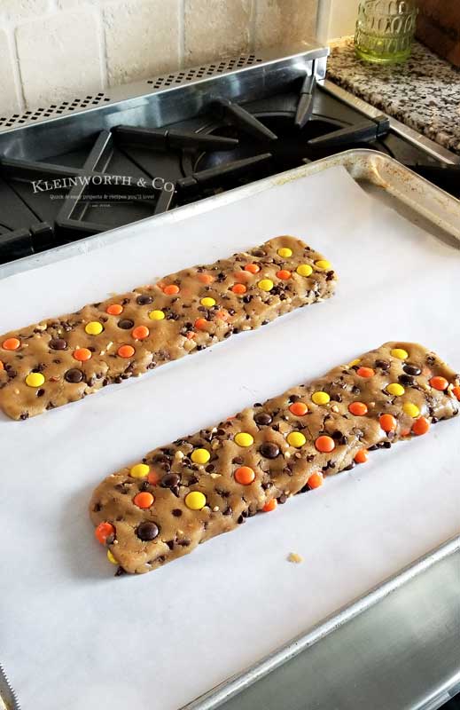 baking Reese's Peanut Butter Cookie Dippers