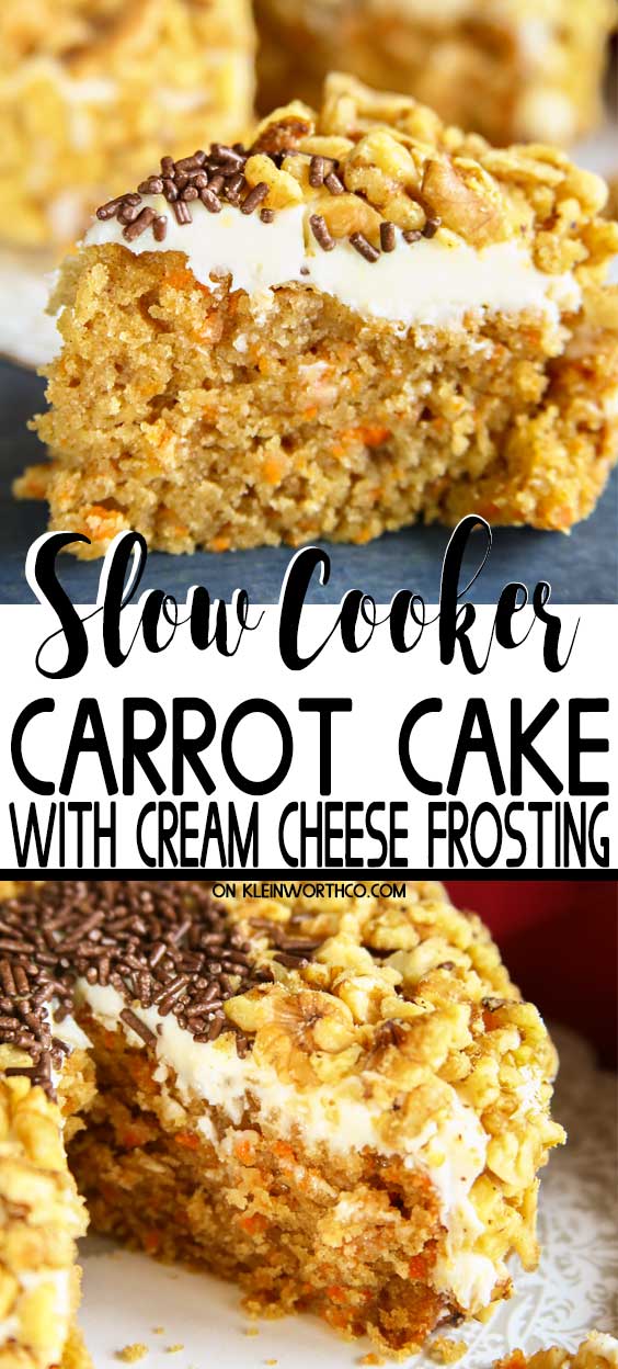 Slow Cooker Carrot Cake