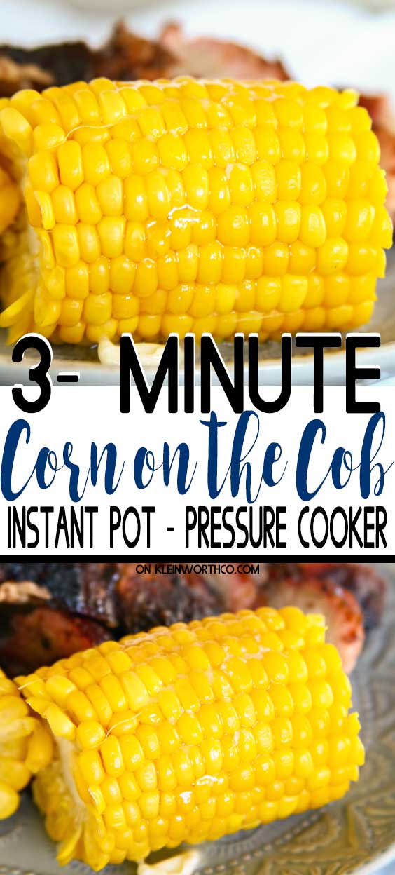 3-Minute Instant Pot Corn on the Cob