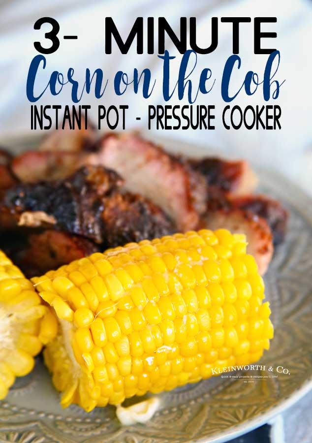 3-Minute Instant Pot Corn on the Cob