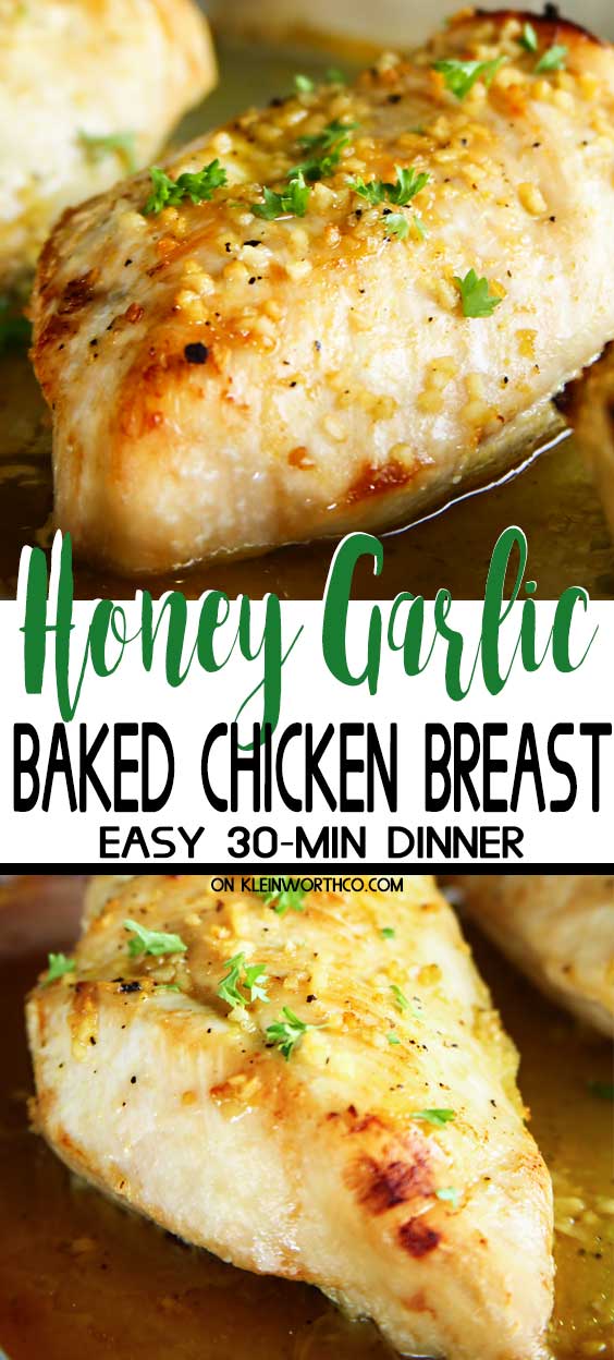 Baked Honey Garlic Chicken