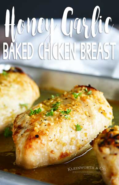 Baked Honey Garlic Chicken