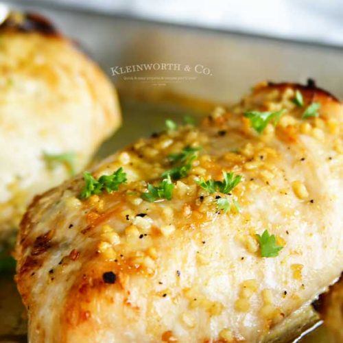 Baked Honey Garlic Chicken Taste of the Frontier