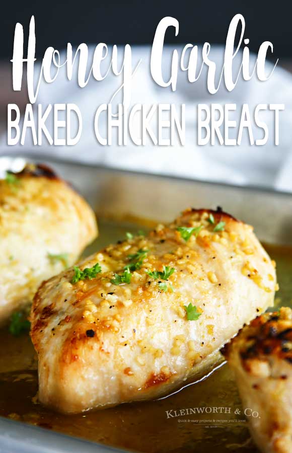 Baked Honey Garlic Chicken