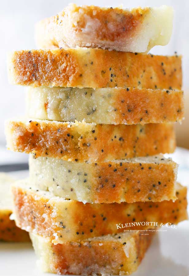 lemon recipe - Lemon Poppy Seed Mini Loaf Cakes