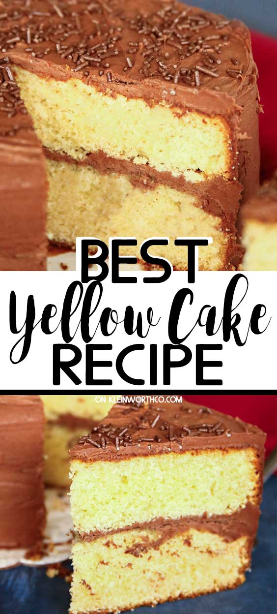 Best Yellow Cake Recipe