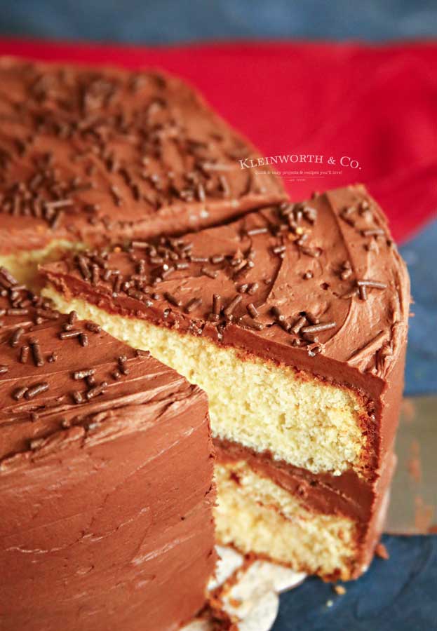 birthday cake - Best Yellow Cake Recipe