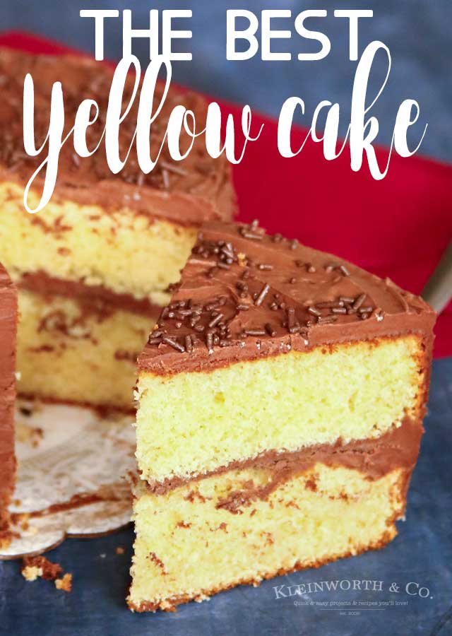 Best Yellow Cake Recipe