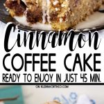 Cinnamon Coffee Cake