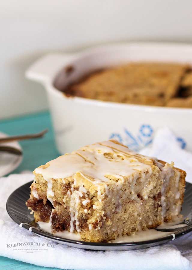 glazed Cinnamon Coffee Cake