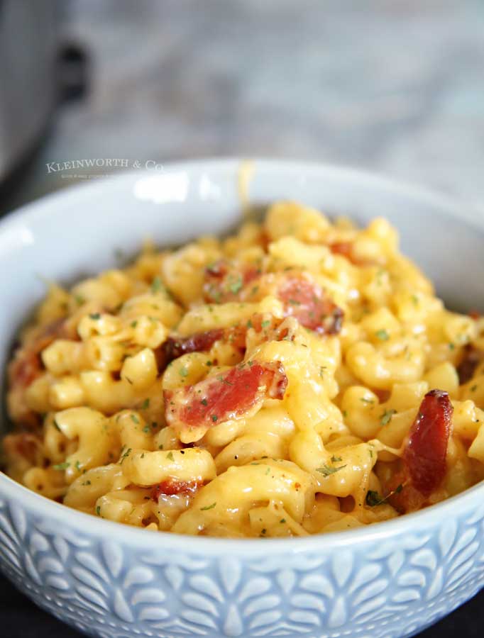 quick & easy dinner - Instant Pot Bacon Mac and Cheese