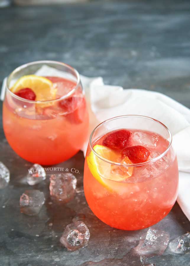 best lemonade recipe - Peach Strawberry Lemonade