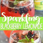 Sparkling Blackberry Lemonade