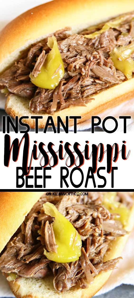 Instant Pot Mississippi Beef Roast