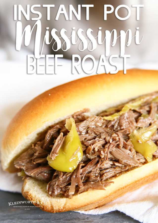 Instant Pot Mississippi Beef Roast