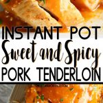 Instant Pot Sweet & Spicy Pork Tenderloin