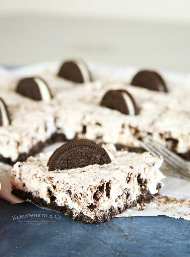 dessert recipe - No-Bake Oreo Cheesecake