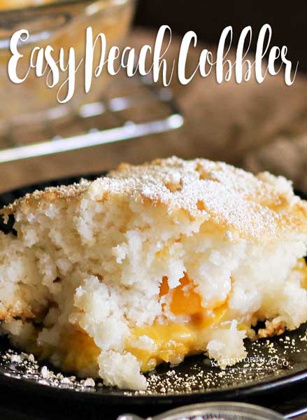 Easy Peach Cobbler