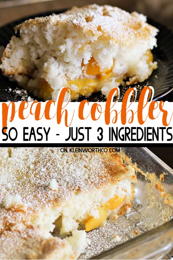 Easy Peach Cobbler Recipe