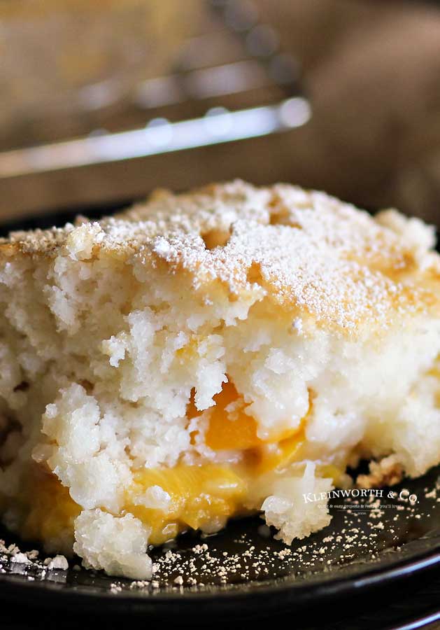 How to make Easy Peach Cobbler