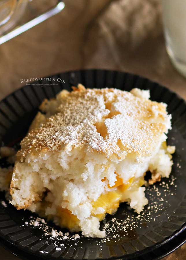 canned peach cobbler