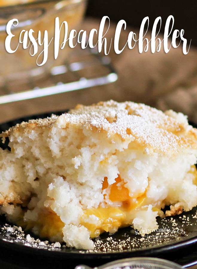 Easy Peach Cobbler