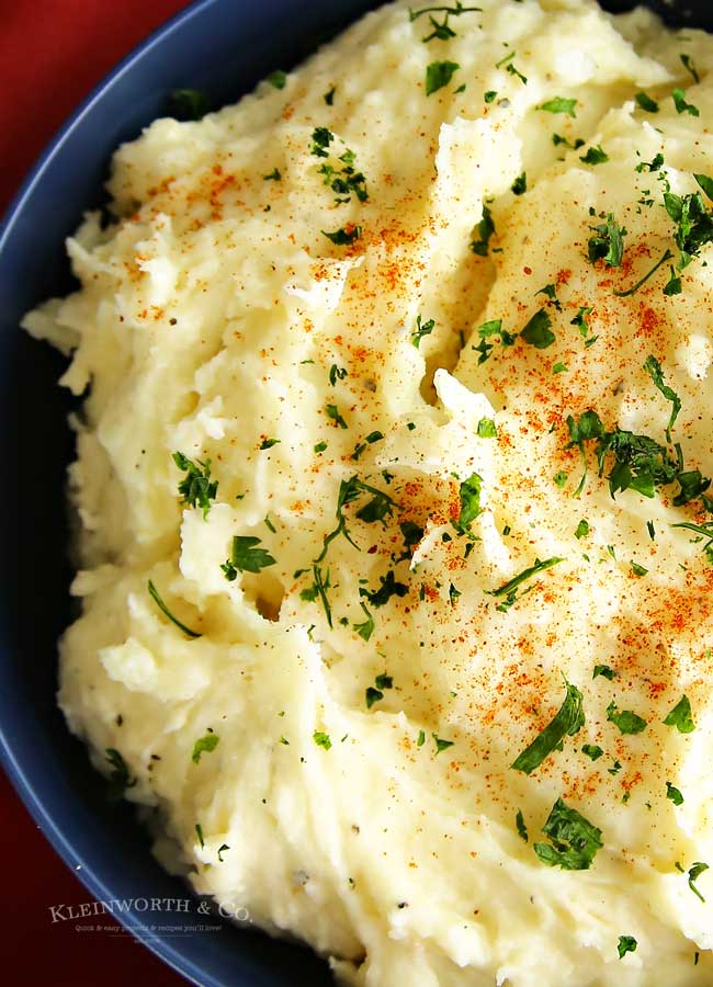 Holiday recipe - Garlic Mashed Potatoes
