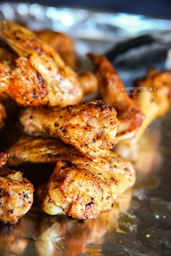 Traeger grill - Pellet Grill Chicken Wings