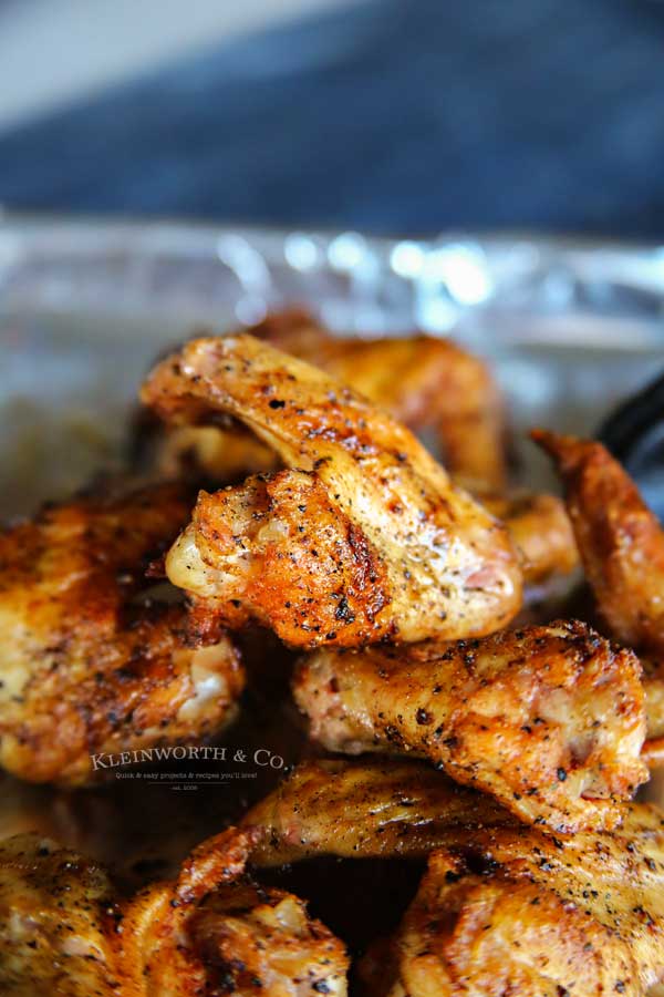 Pellet Grill Chicken Wings recipe