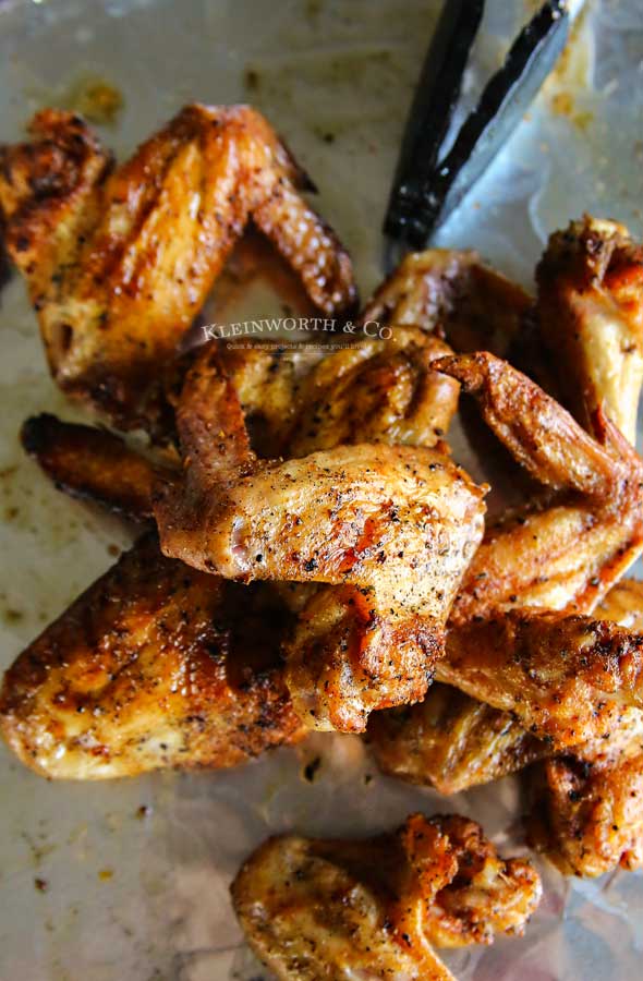 tailgating Pellet Grill Chicken Wings