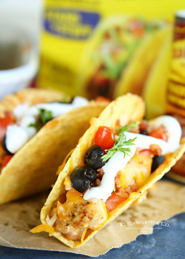 taco dinner recipe - Rotisserie Chicken Bacon Ranch Tacos