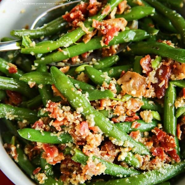 Bacon & Garlic Green Beans Taste of the Frontier