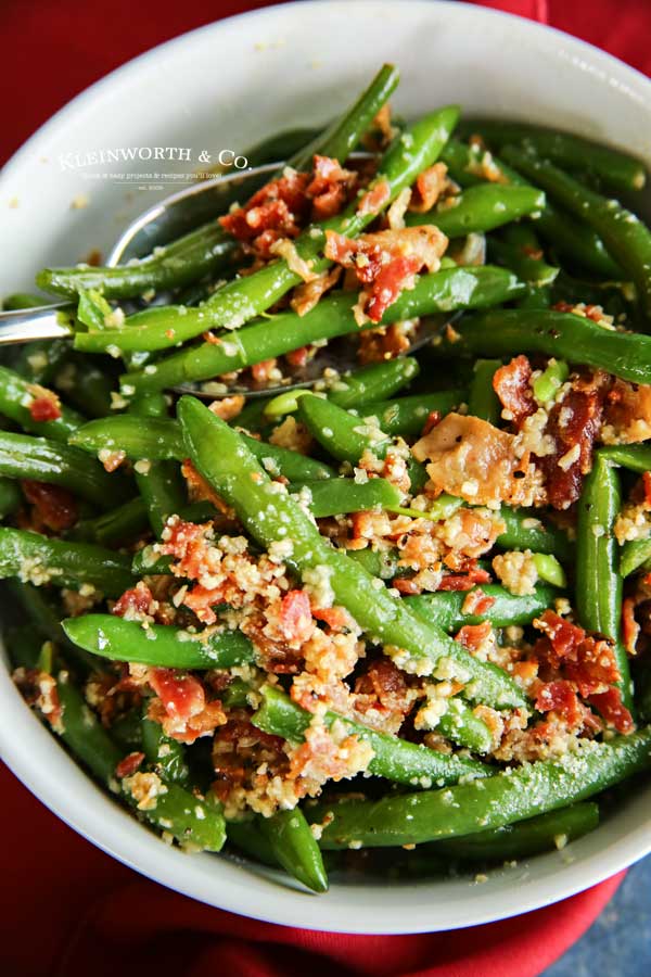 best green beans - Bacon & Garlic Green Beans