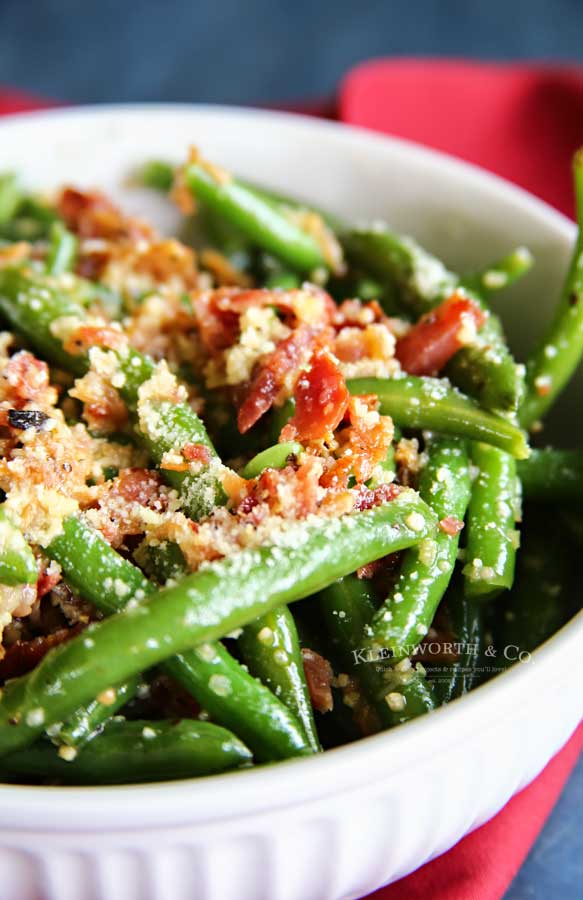 how to make Bacon & Garlic Green Beans