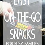 Easy on the go snacks for busy families