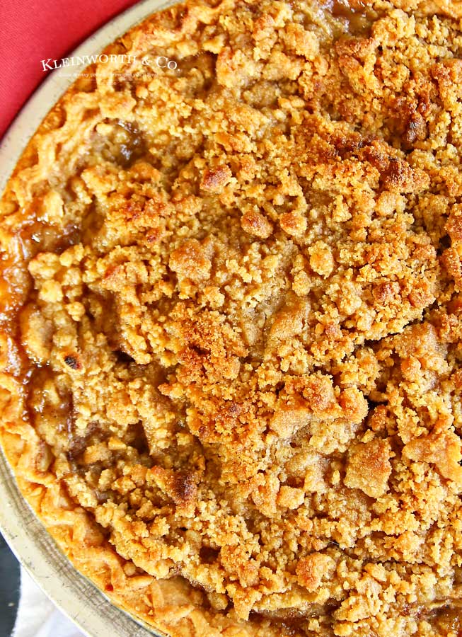 crumb topping - French Apple Pie