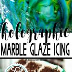 Easy Marble Drip Icing