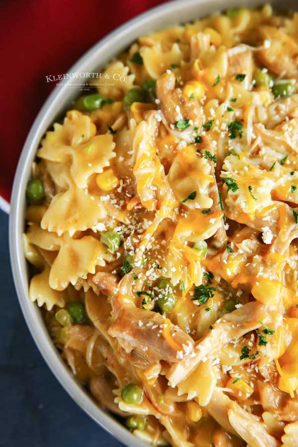 how to make Instant Pot Chicken Noodle Casserole