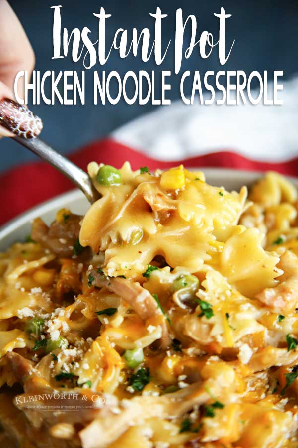 Instant Pot Chicken Noodle Casserole