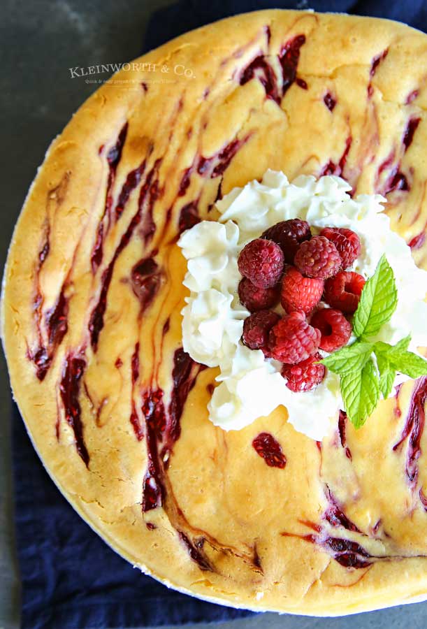 baked raspberry ripple cheesecake - Raspberry Cheesecake Recipe