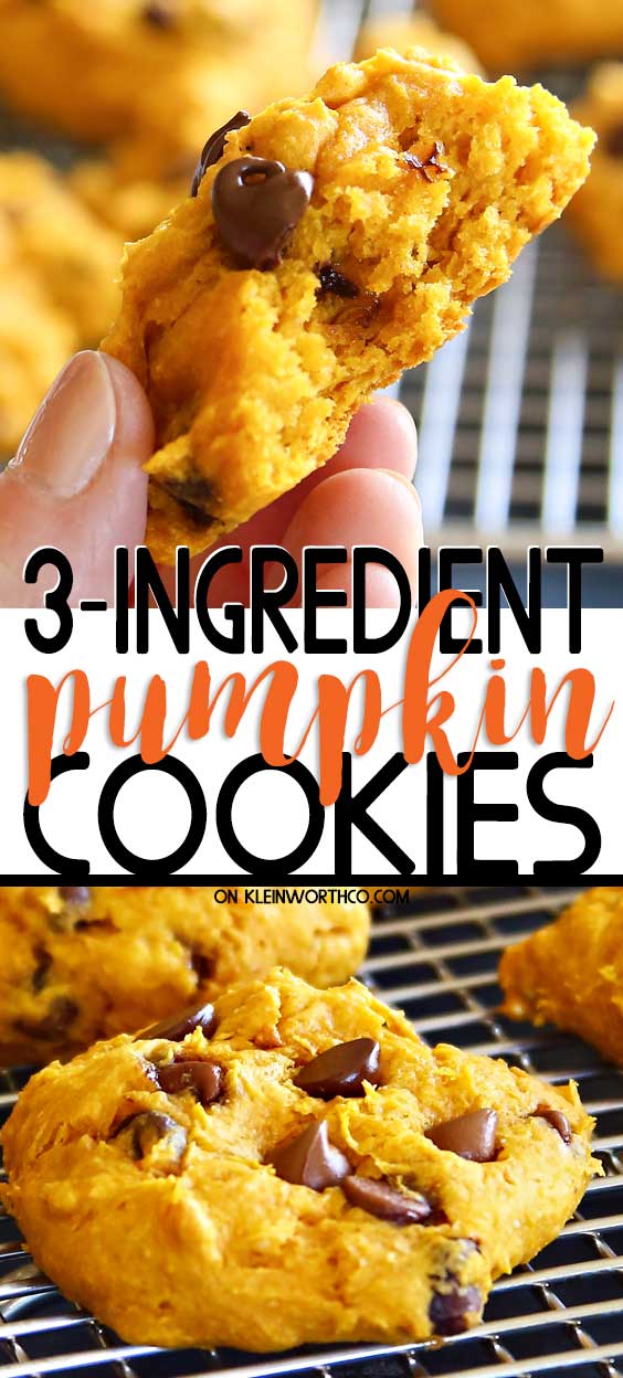 3-Ingredient Pumpkin Cookies