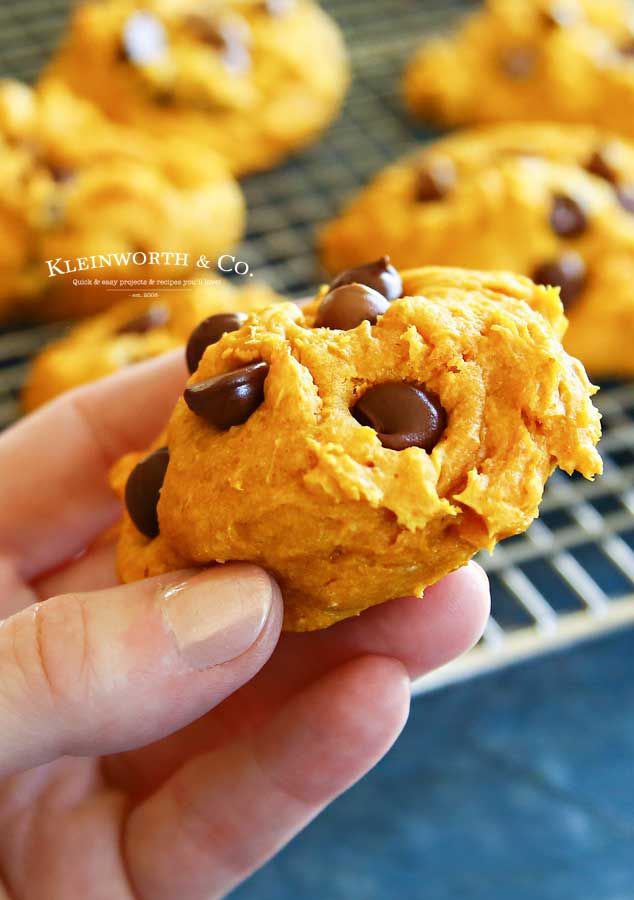 fall dessert - 3-Ingredient Pumpkin Cookies