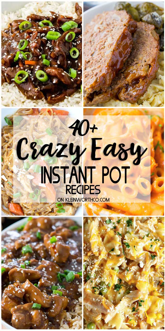 Crazy Easy Instant Pot Recipes