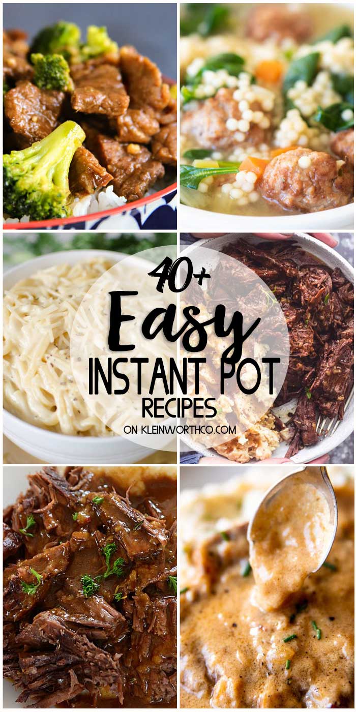 Easy Instant Pot Recipes