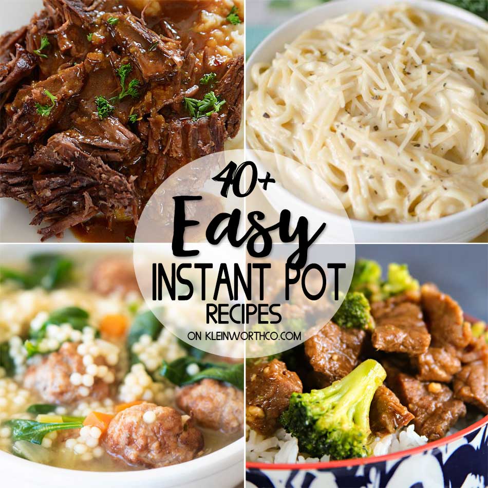 Easy Instant Pot Recipes - Taste of the Frontier