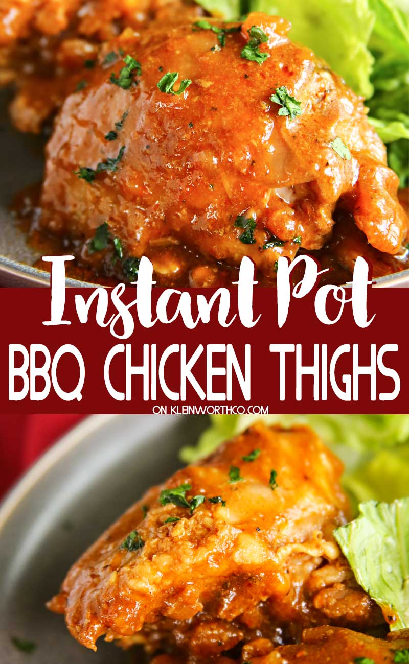 Instant Pot BBQ Chicken Thighs