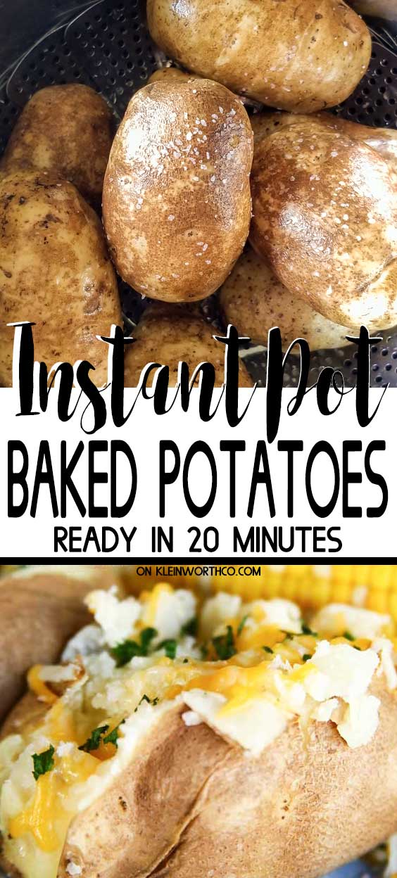 Instant Pot Baked Potatoes