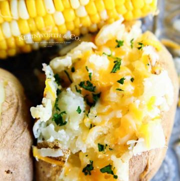 how to make Instant Pot Baked Potatoes